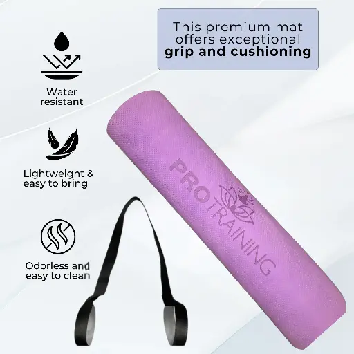 [EVA 4MM PURPLE] EVA Yoga Mat Purple (4mm) Eco
